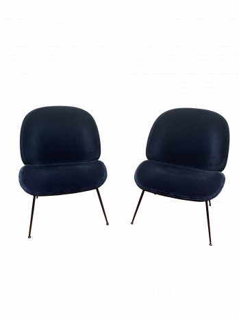 A Pair of Beetle Lounge Chairs