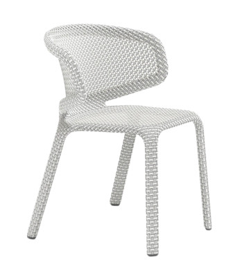 Set of 8 Seashell Nuo Outdoor Dining Chairs