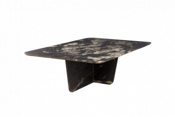 Stunning Cosmic Gold Marble Coffee Table