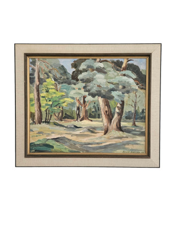 Original Midcentury Norwegian Oil Painting