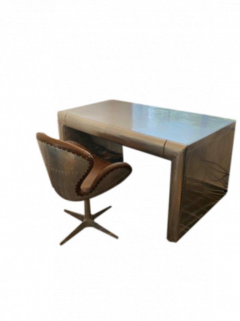 Metal Office Desk and Chair