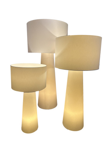 Big Shadow Set of Three Floor Lamps