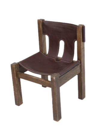 Leather Sling Chair