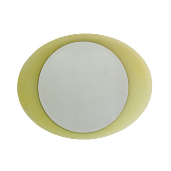 Vintage Art Glass Mirror
