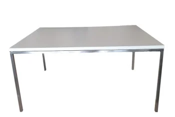 Box Table With Natural White Laminex Top