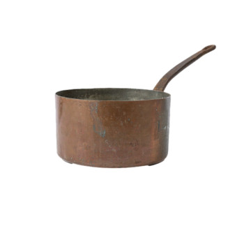 Medium French Copper Saucepan