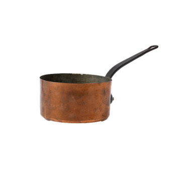 Small Copper Saucepan from France