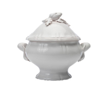 White Ceramic French Tureen