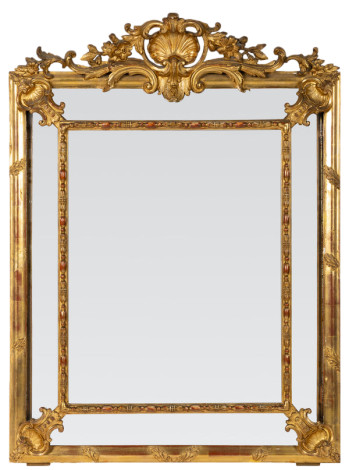 French Rococo Style Mirror