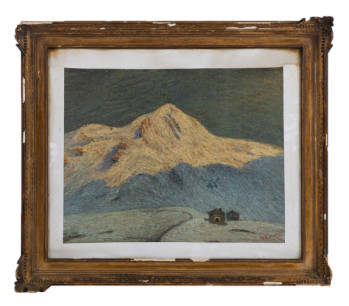 Snow Capped Mountain Artwork