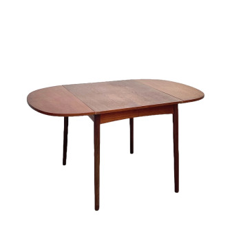 Danish Teak Drop Leaf Extension Table