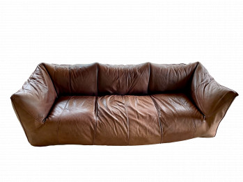 Leather Le Bambole sofa by Mario Bellini 1970s