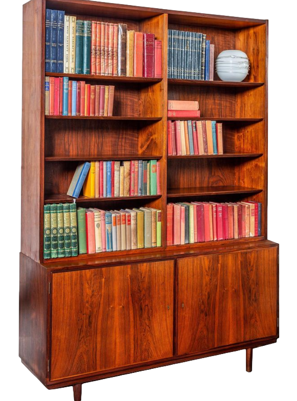 Danish Rosewood Bookcase by Svend Aage Madsen
