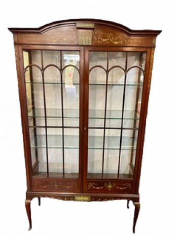 Victorian Sheraton Style Display Cabinet