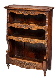 19th Century French Carved Spice Rack