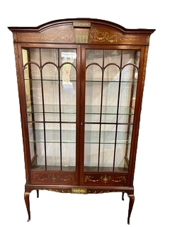 Victorian Sheraton Style Display Cabinet