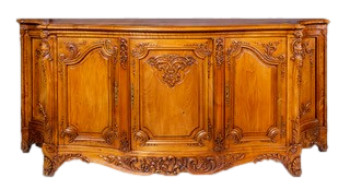 19th Century French Carved Walnut Sideboard