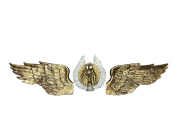 Gilded Paper Machè Wall Hanging Triptych