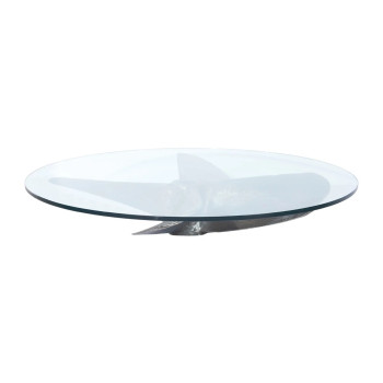 Junk Art Round Coffee Table