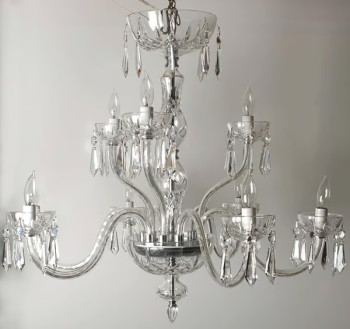 Lismore 9 Arm Crystal Chandelier
