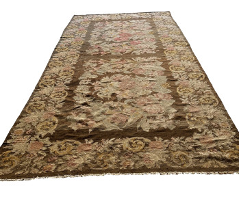 French Aubusson-Style Tapestry Rug