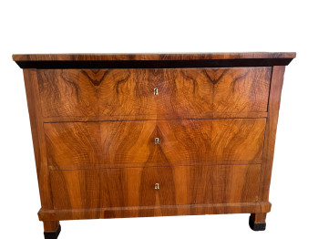 Biedermeier 3 Drawer Chest Of Drawers