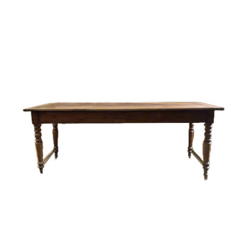 19th Century Walnut French Country Dining Table