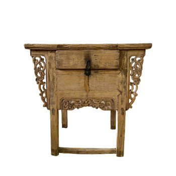 Chinese Elm One Drawer Cabinet