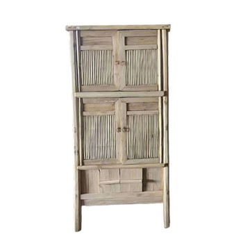 Chinese Tall Bamboo Cabinets