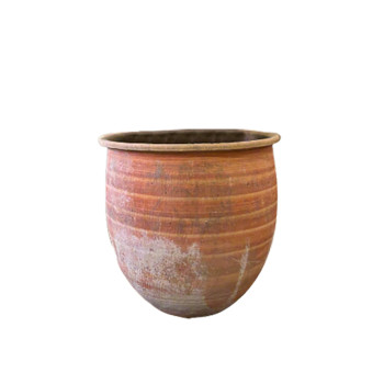 Terracotta Grain Open Mouth Pot II