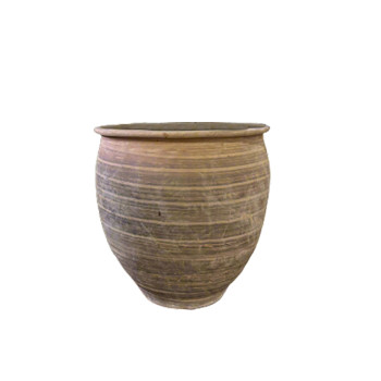Terracotta Grain Open Mouth Pot IV