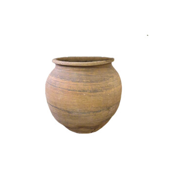 Terracotta Grain Open Mouth Pot V