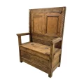 French Settle Bench with Storage