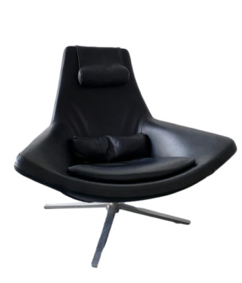 Italia Metropolitan Armchair and Ottoman by Jeffrey Bernett