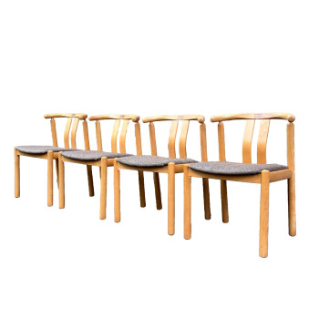 Set Of 4 Danish Dining Chairs by Hans J Frydendal