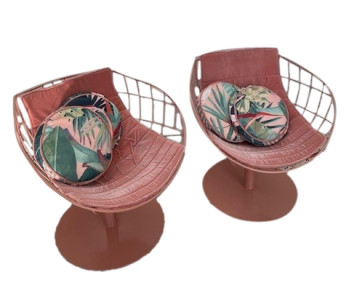 Pair of Summer Swivel Chairs