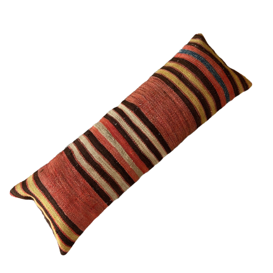 Multicoloured Stripe Lumbar Cushion