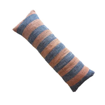 Watermelon and Denim Lumbar Cushion