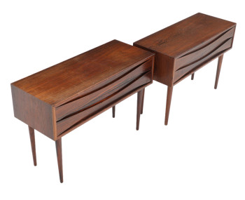 Pair of Rosewood Chest of Drawers by Niels Clausen