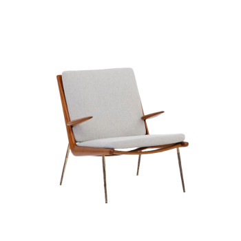 Peter Hvidt And Orla Molgaard Nielsen Boomerang Chair Model Fd 135