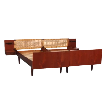 HJ Wegner Bed with Integrated Bedside Tables To Be Restored
