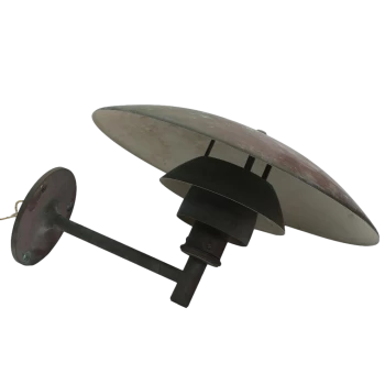 Poul Henningsen PH4.5 3 Copper Outdoor Wall Lamp