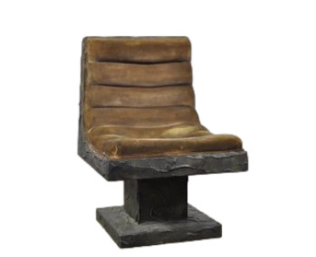 Sculptured Bronze Chair