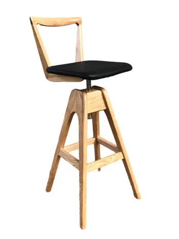 Danish Stool With Backrest