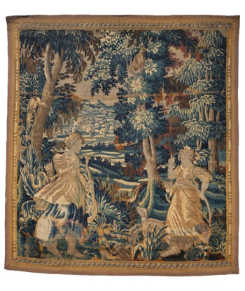 Late 17th Century French Tapestry Depicting Callisto and Artemis