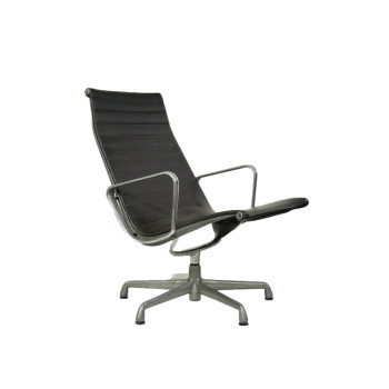 Eames 1970s Aluminum Lounge Group Chair With Arms
