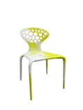 Supernatural Flurogreen and White Bicolour Chair
