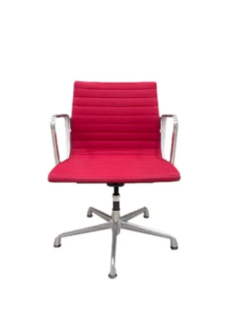 Eames EA335 Aluminium Group Management Chair in Red