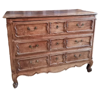 French Provincial Oak 18th Century Commode