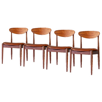 Set of Four Spadeback Dining Chairs Model 107